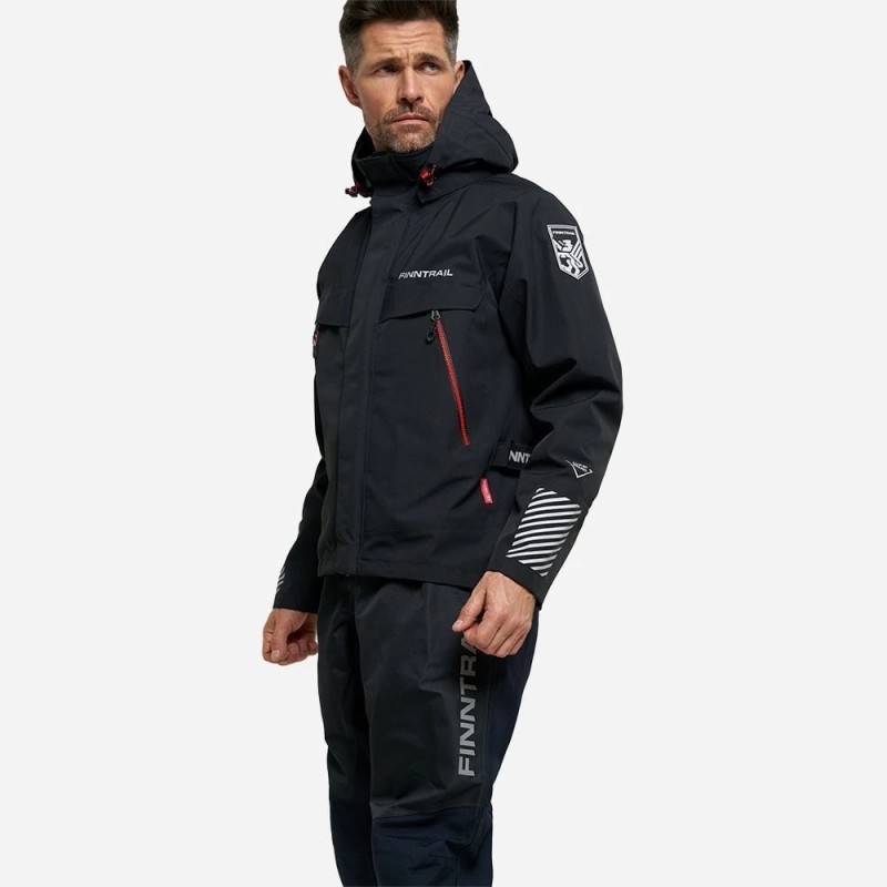 Куртка мужская Finntrail Speedmaster 4026, мембрана Hard-Tex, черный, размер 50-52 (L), 175-185 см