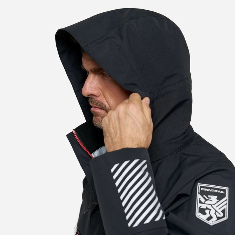 Куртка мужская Finntrail Speedmaster 4026, мембрана Hard-Tex, черный, размер 50-52 (L), 175-185 см