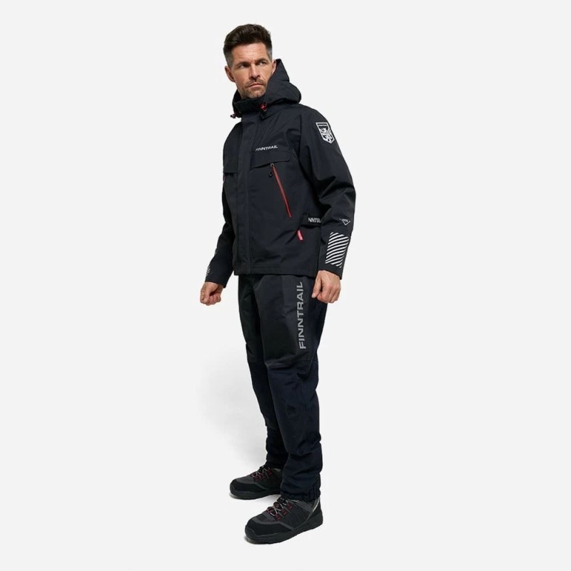 Куртка мужская Finntrail Speedmaster 4026, мембрана Hard-Tex, черный, размер 54-56 (XL), 180-190 см