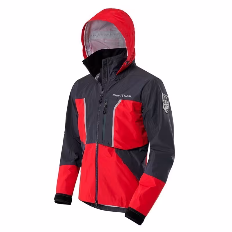 Костюм мужской Finntrail Excalibur 3430 Red, мембрана Hard-Tex, красный, размер 48-50 (M), 170-180 см