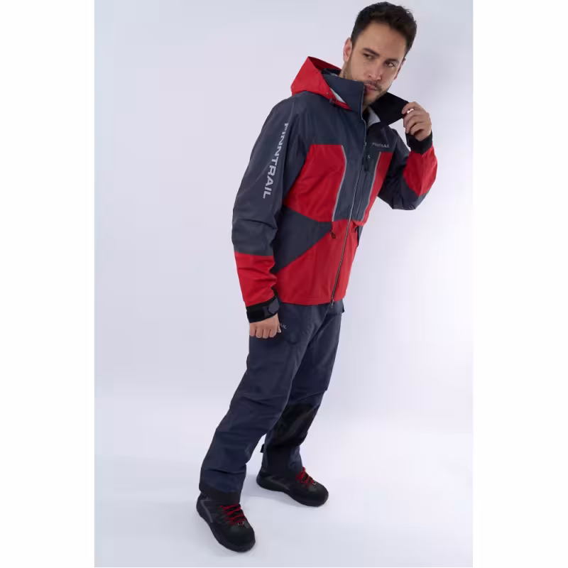 Костюм мужской Finntrail Excalibur 3430 Red, мембрана Hard-Tex, красный, размер 58-60 (XXL), 185-195 см