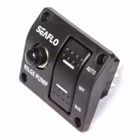 Панель бортового питания с трехпозиционным переключателем SeaFlo, 12V/24V