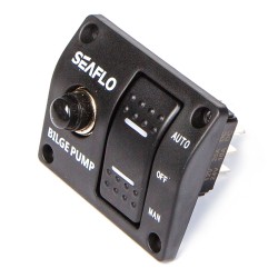 Панель бортового питания с трехпозиционным переключателем SeaFlo, 12V/24V