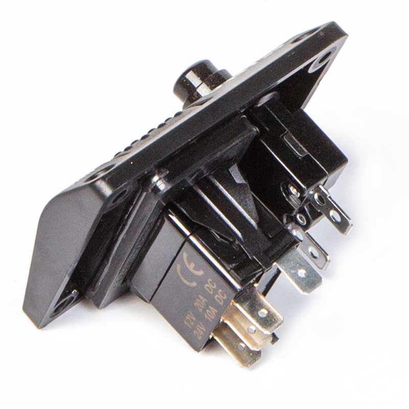 Панель бортового питания с трехпозиционным переключателем SeaFlo, 12V/24V