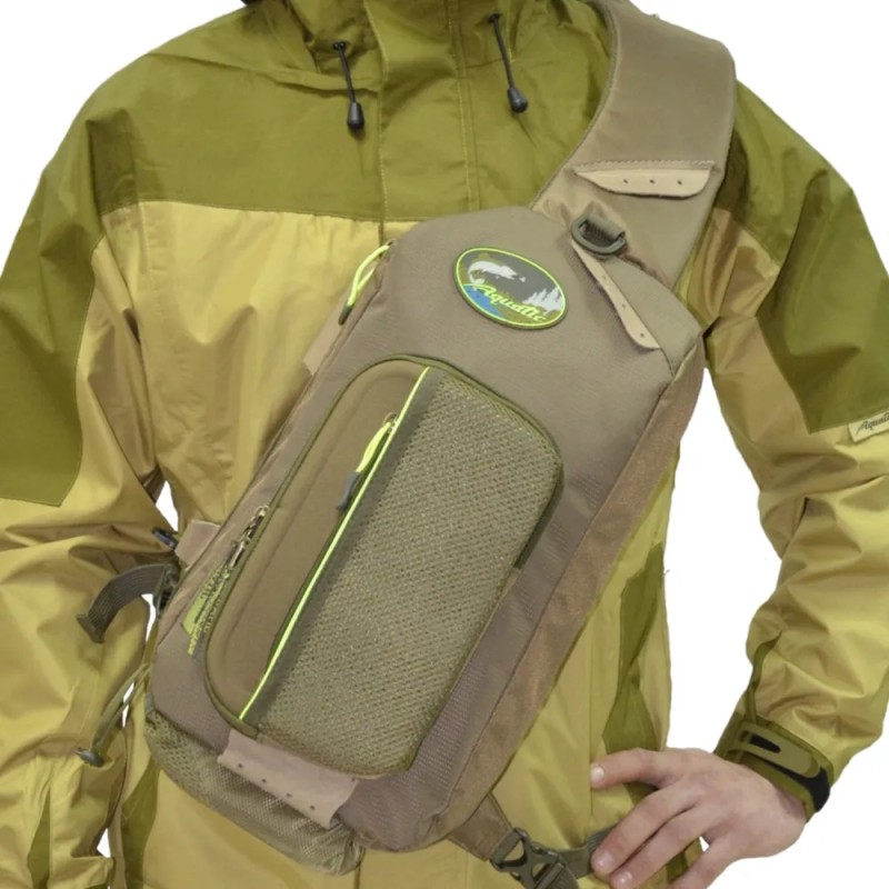Рюкзак однолямочный Aquatic Fisherbox СК-26Х, хаки
