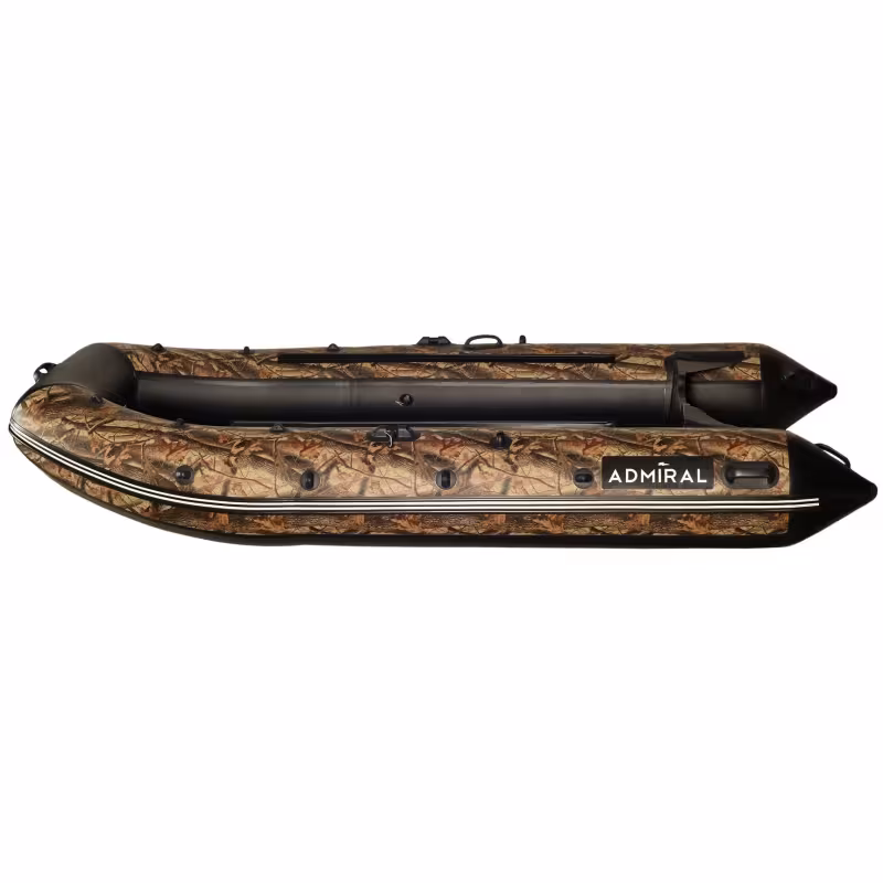 Надувная лодка ПВХ Адмирал 320 Classic, пайол фанерный, камыш