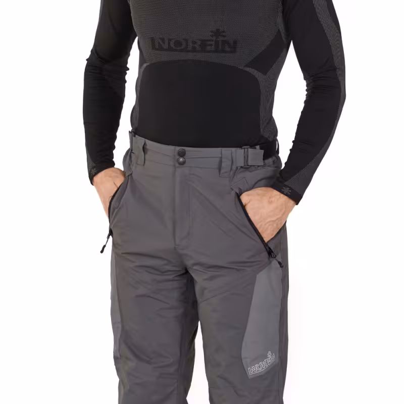 Костюм мужской Norfin Mirage 02, ткань Breathable, серый, размер 48-50 (M ),172-178 см