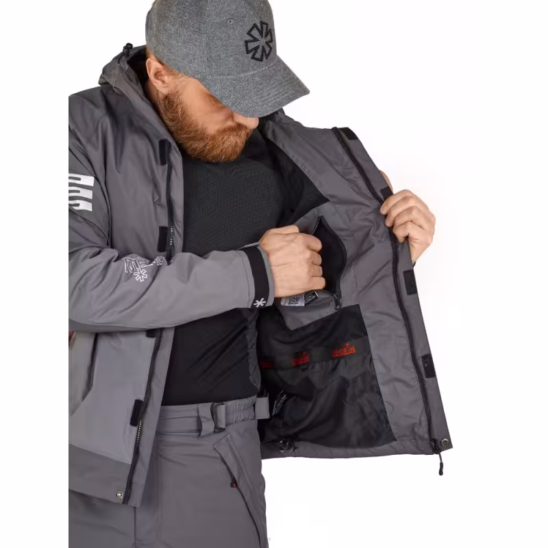 Костюм мужской Norfin Mirage 05, ткань Breathable, серый, размер 60-62 (XXL),184-190 см 