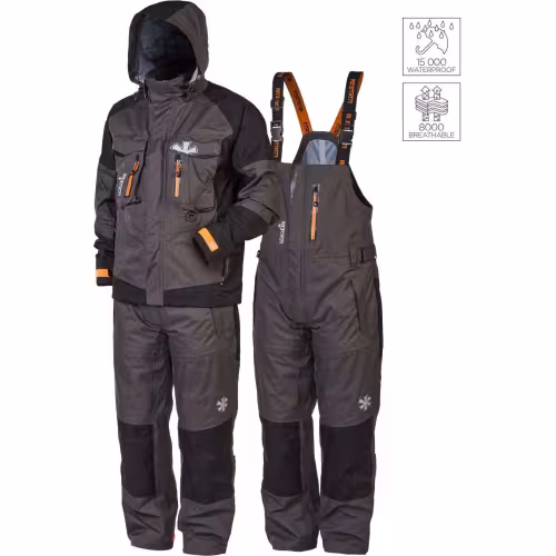 Костюм мужской Norfin Pro Dry 3 04, ткань Nortex Breathable, серый, размер 56-58 (XL), 174-176 см