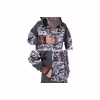 Костюм мужской Norfin Pro Dry 3 Camo 03, ткань Nortex Breathable, серый камуфляж, размер 52-54 (L), 173-175 см