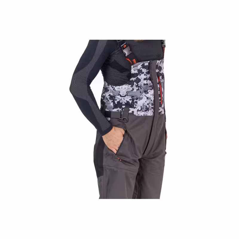 Костюм мужской Norfin Pro Dry 3 Camo 04, ткань Nortex Breathable, серый камуфляж, размер 56-58 (XL), 174-176 см