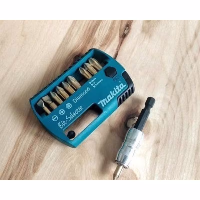 Набор бит алмазных Makita P-53746, 10 шт + магнитный держатель