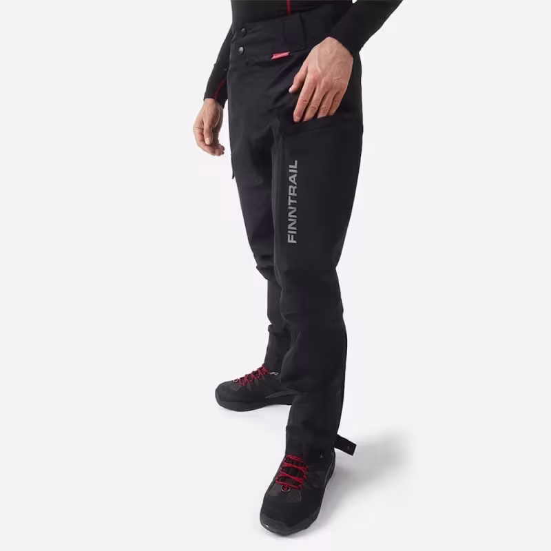 Брюки мужские Finntrail Expert 4602, мембрана Hard-Tex,  черный, размер 58-60 (XXL), 185-195 см