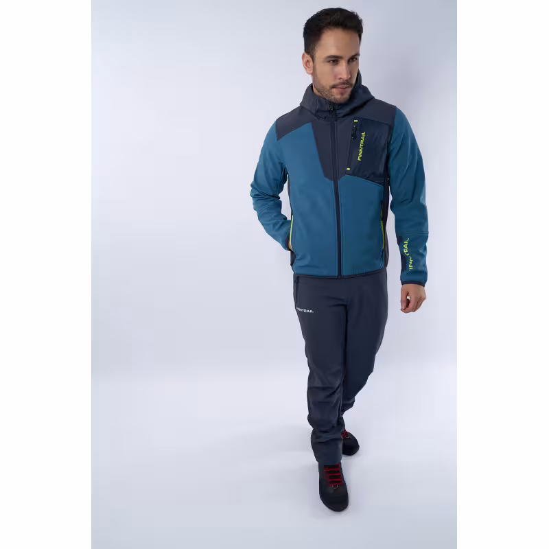 Брюки мужские Finntrail Nitro 4603, ткань Софтшелл, серый, размер 58-60 (XXL), 185-195 см