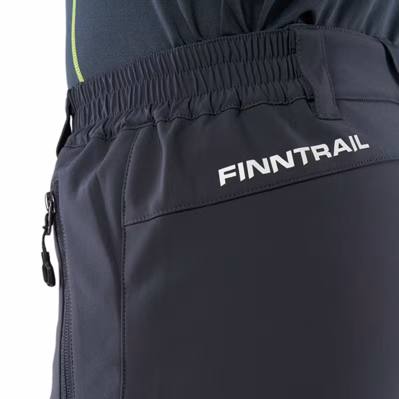 Брюки мужские Finntrail Nitro 4603, ткань Софтшелл, серый, размер 58-60 (XXL), 185-195 см