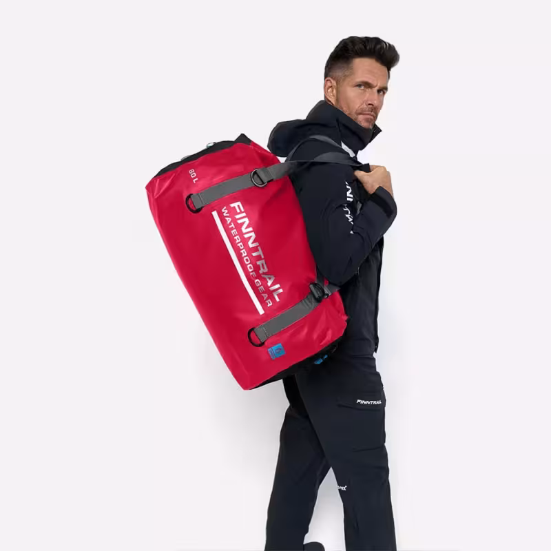 Гермосумка Finntrail Big Roll 1712, красный, 80 л