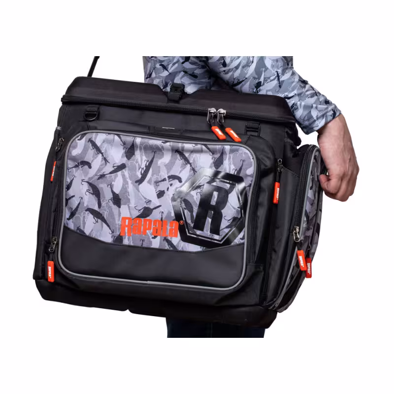 Сумка Rapala LureCamo Tackle Bag Magnum, черный камуфляж