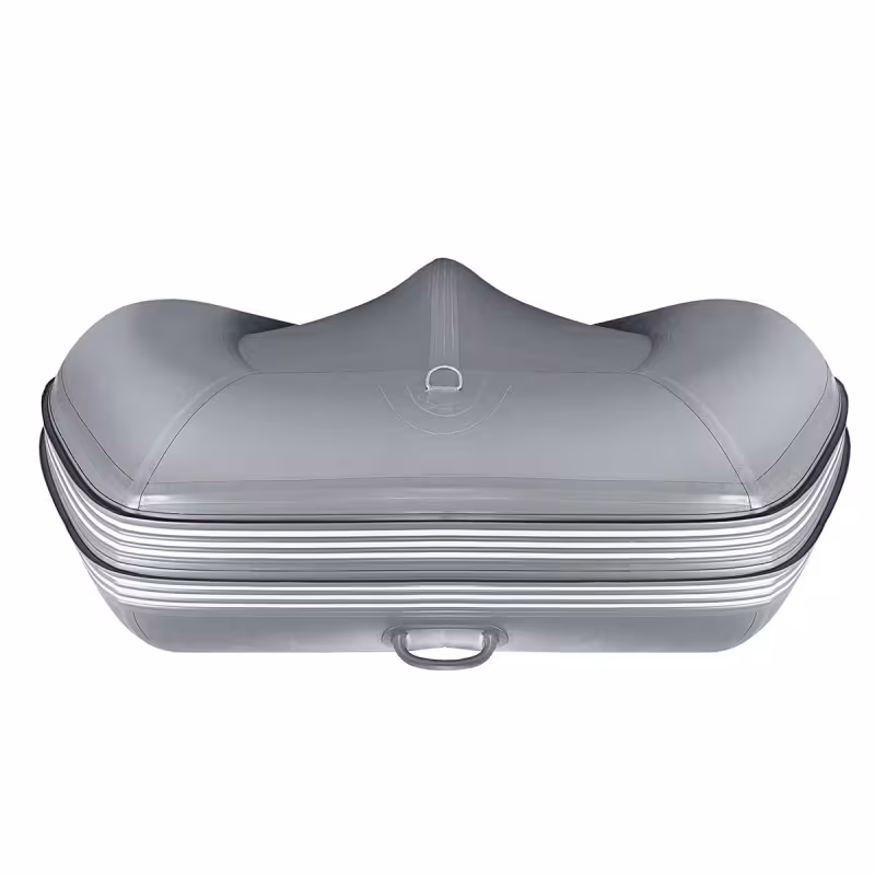 Надувная лодка ПВХ Адмирал 520, пайол фанерный, серый