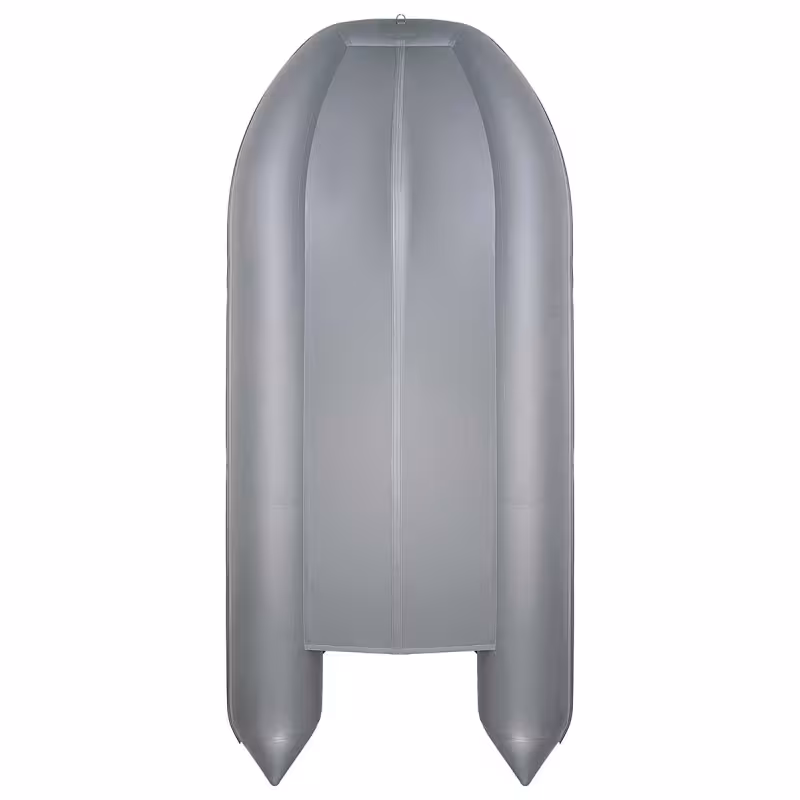 Надувная лодка ПВХ Адмирал 520, пайол фанерный, серый