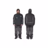 Костюм мужской Norfin Boat 02, ткань Nortex Breathable, черный/серый, размер 48-50 (M), 172-174 см