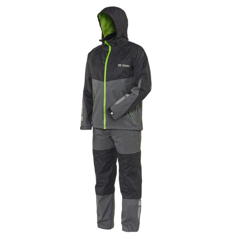 Костюм мужской Feeder Concept Storm 01, ткань Nortex Breathable, серый/зеленый, размер 44-46 (S), 171-173 см