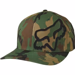 Кепка-бейсболка Fox Flex 45 Flexfit Hat Camo, хлопок, камуфляж, размер L/XL