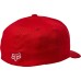 Кепка-бейсболка Fox Flex 45 Flexfit Hat Chili, хлопок, красный, размер L/XL