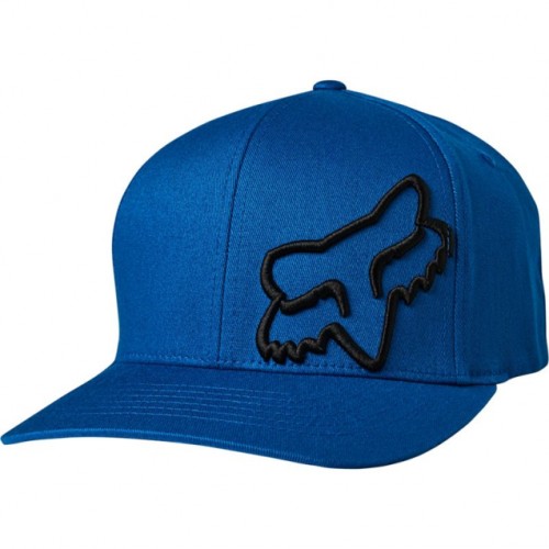 Кепка-бейсболка Fox Flex 45 Flexfit Hat Royal Blue, хлопок, синий, размер L/XL