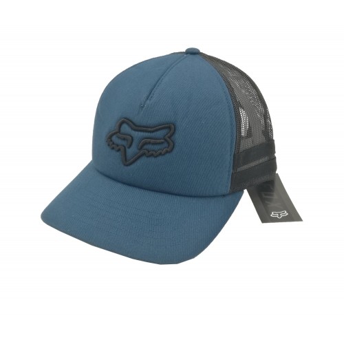 Кепка-бейсболка Fox Boundary Trucker Dark Indigo, синий/черный, размер OS