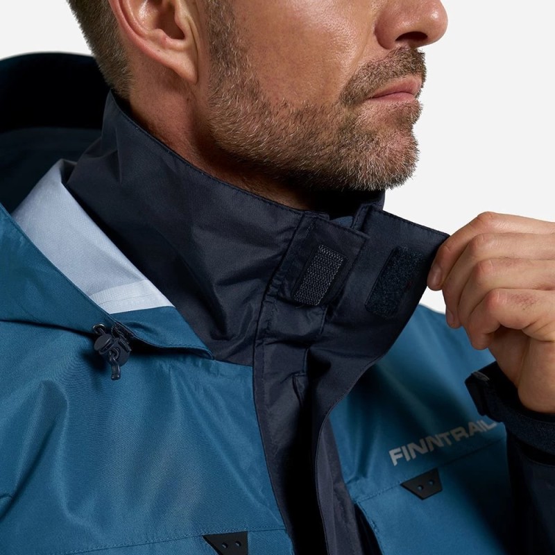 Куртка мужская Finntrail Coaster 4023 Blue, мембрана Hard-Tex, синий, размер 48-50 (M), 170-178 см
