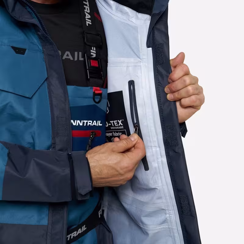 Куртка мужская Finntrail Coaster 4023 Blue, мембрана Hard-Tex, синий, размер 50-52  (L), 175-185 см