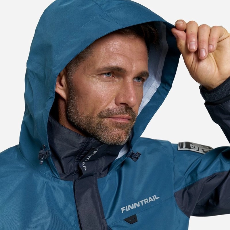Куртка мужская Finntrail Coaster 4023 Blue, мембрана Hard-Tex, синий, размер 54-56 (XL), 180-190 см