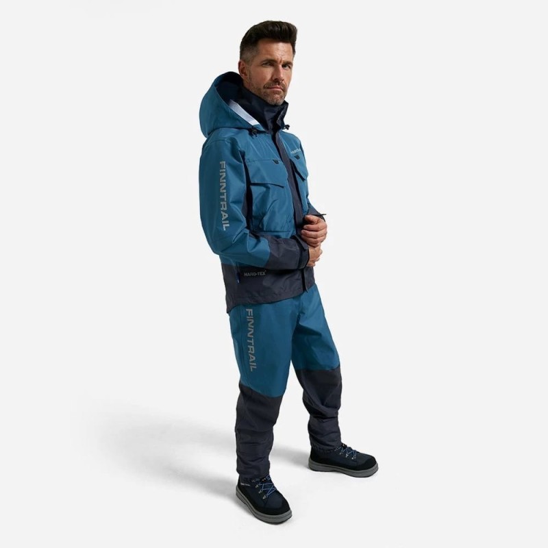 Куртка мужская Finntrail Coaster 4023 Blue, мембрана Hard-Tex, синий, размер 58-60 (XXL), 185-195 см