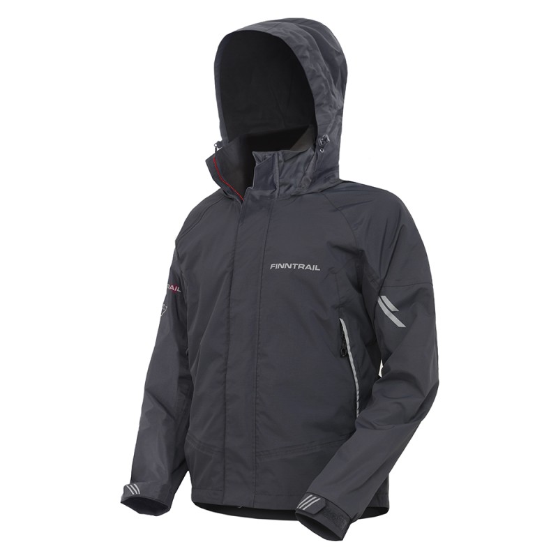 Костюм мужской Finntrail GT 3425 Dark Grey, мембрана Hard-Tex, серый, размер 44-46 (S), 165-175 см