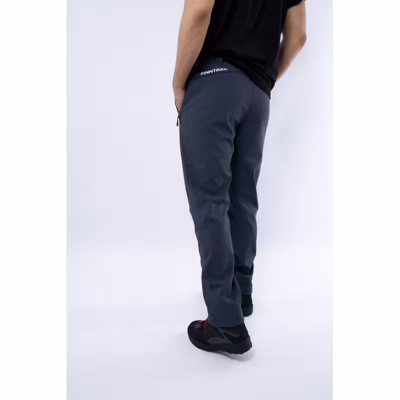 Брюки мужские Finntrail Nitro 4603, ткань Софтшелл, серый, размер 44-46 (S), 165-175 см