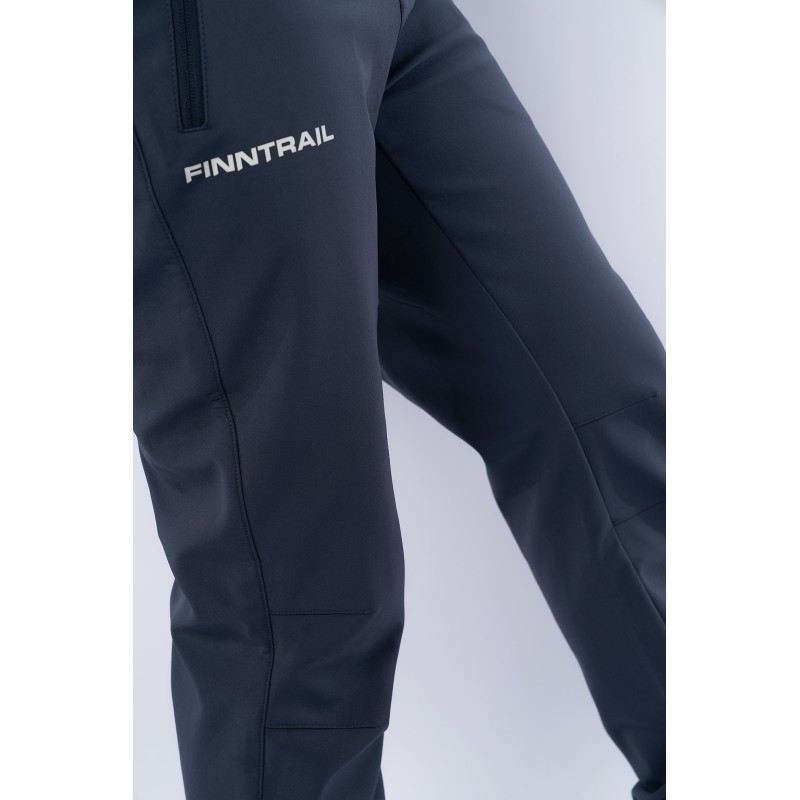 Брюки мужские Finntrail Nitro 4603, ткань Softshell, серый, размер 46-48 (M), 165-175 см