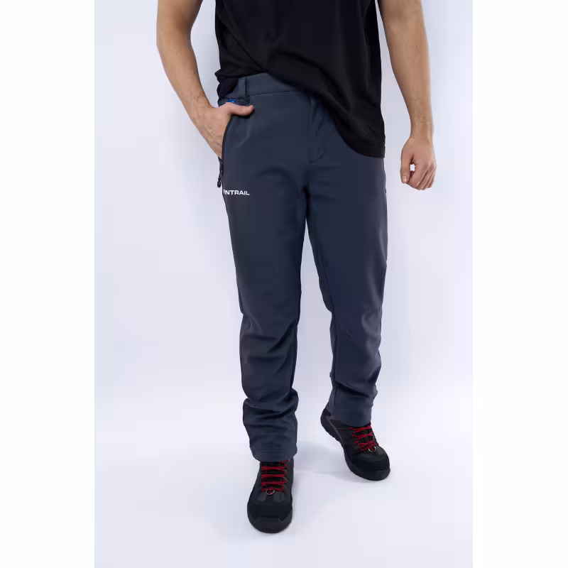 Брюки мужские Finntrail Nitro 4603, ткань Софтшелл, серый, размер 54-56 (XL), 180-190 см