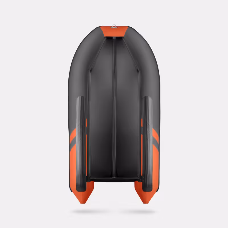Надувная лодка ПВХ Gladiator B330S, пайол фанерный, оранжевый/темно-серый 