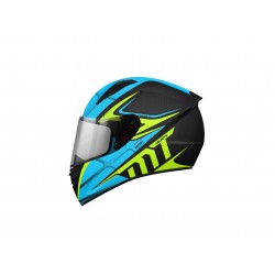 Мотошлем MT Helmets Stinger Acero C1 Gloss Blue, голубой, размер S