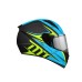 Мотошлем MT Helmets Stinger Acero C1 Gloss Blue, голубой, размер S