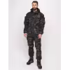 Костюм мужской Huntsman (Восток) Горка-5, ткань смесовая Рип-Стоп, черный камуфляж, размер 60-62, 170-176 см