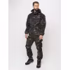 Костюм мужской Huntsman (Восток) Горка-5, ткань смесовая Рип-Стоп, черный камуфляж, размер 60-62, 170-176 см