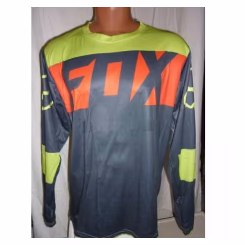 Джерси мужское Fox 180/360 Merz, красный/салатовый/черный, размер XXL