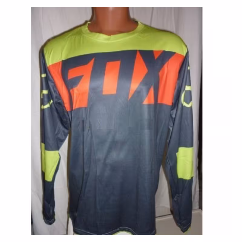 Джерси мужское Fox 180/360 Merz, красный/салатовый/черный, размер XXL