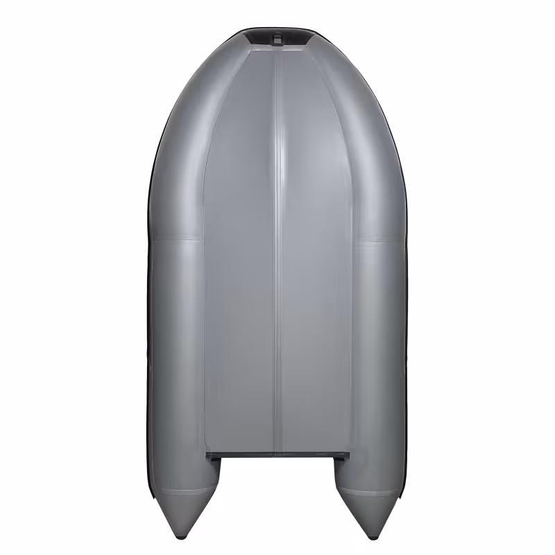 Надувная лодка ПВХ Адмирал 320 S Pro light, пайол фанерный, серый/черный