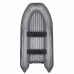 Надувная лодка ПВХ Адмирал 360, НДНД, серый/черный