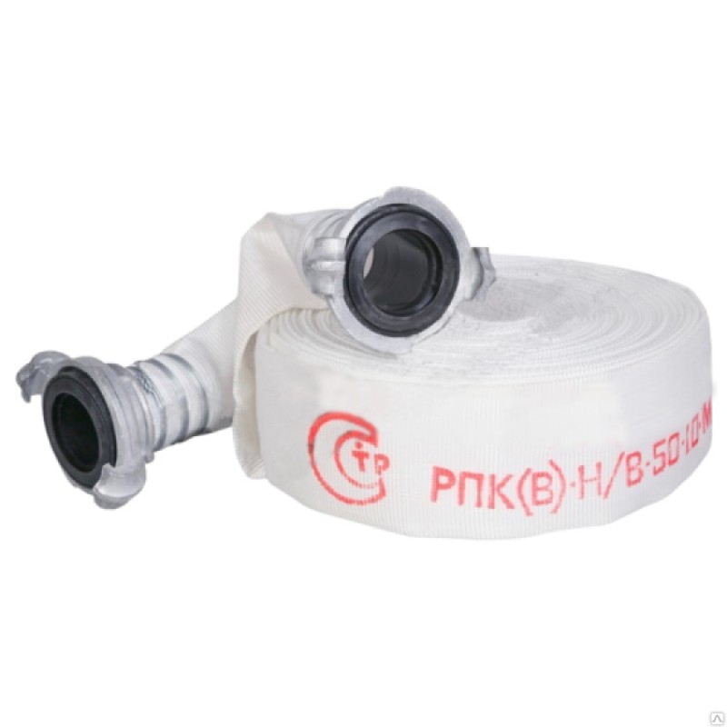 Рукав пожарный напорный с головками ГР-50 Русарсенал Классик РПК(В)-Н/В-50-1,0-М-УХЛ1, 20 м