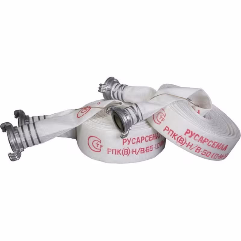 Рукав пожарный напорный с головками ГР-50 Русарсенал Классик РПК(В)-Н/В-50-1,0-М-УХЛ1, 20 м