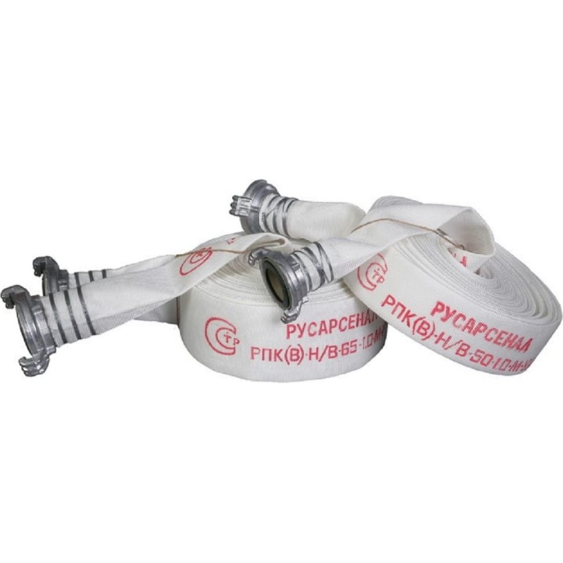 Рукав пожарный напорный с головками ГР-50 Русарсенал Классик РПК(В)-Н/В-50-1,0-М-УХЛ1, 20 м