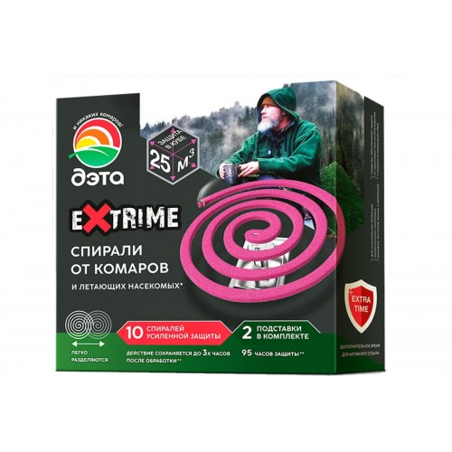 Спирали от комаров Дэта Extrime 814429 10 шт.